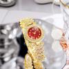 No gift box quartz watches ladies fashion diamond watches bracelet jewelry five-piece set suitable for holiday gifts