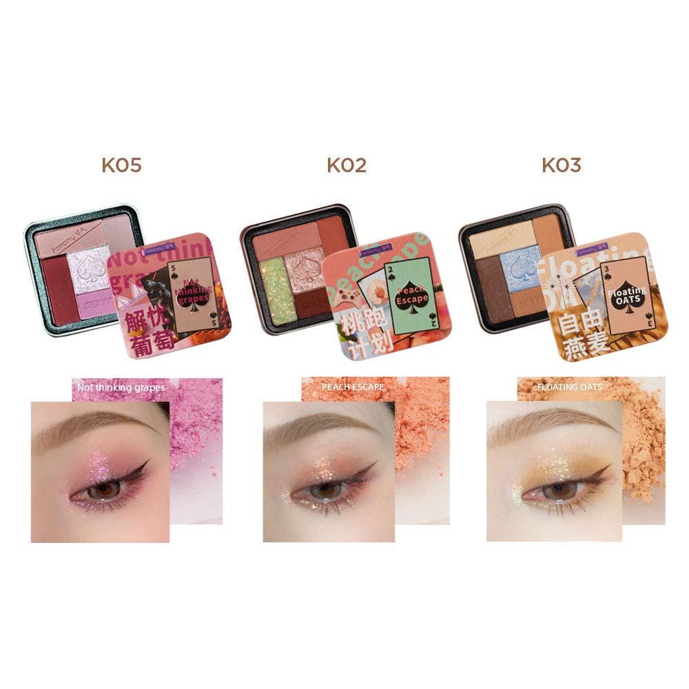 Formomy Spade 5 Color Eyeshadow Coral
