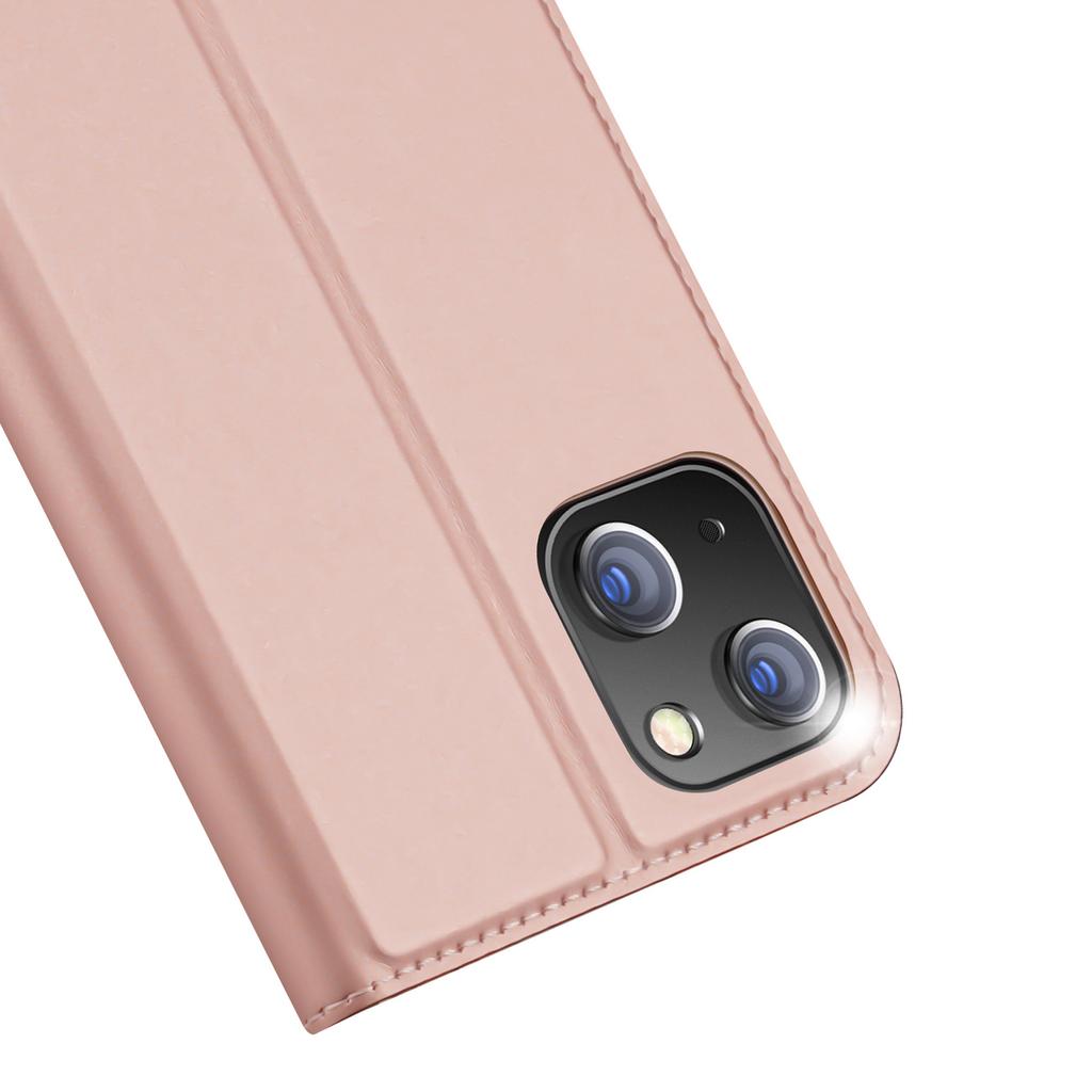 Dux Ducis Skin Pro Wallet Flip Case for iPhone 15 Plus - Pink