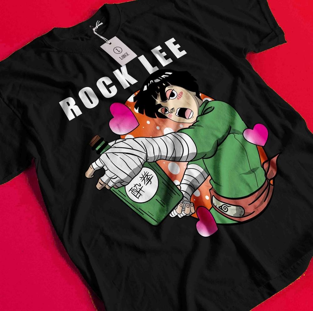 

Rock Lee T-Shirt Naruto Tshirt Jiraya Shirt Madara Kakashi Itachi Uchiha Gaara BB1473 4XL