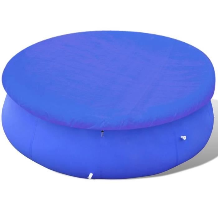 Couverture de piscine ronde VIDAXL - 540 cm - 90 g/m² - Vert