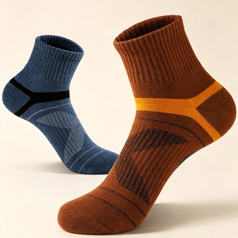 1 Paar Herrensocken Wandern Schwarz Sport Basketballsocken Baumwolle Freizeit Weich Laufen Sommer Schweißabsorbierend Atmungsaktiv Männliche Socken Geschenke