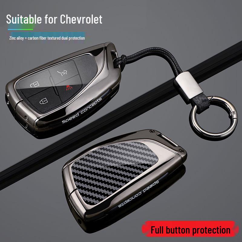 2024 Chevrolet Equinox RS Key Case - Full Metal Shell with Buckle for Men.