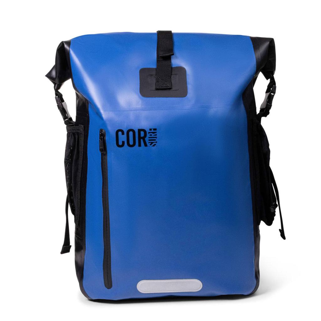COR Surf Waterproof Dry Bag Backpack with Padded Laptop Sleeve 25L 40L Heavy Duty Roll Top Dark Travel & Pack, Blue, 40L, Backpack.
