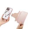 CASENEO For iPhone 16 Pro Case with Lens Film TPU Inner Shell Detachable Leather Phone Cover