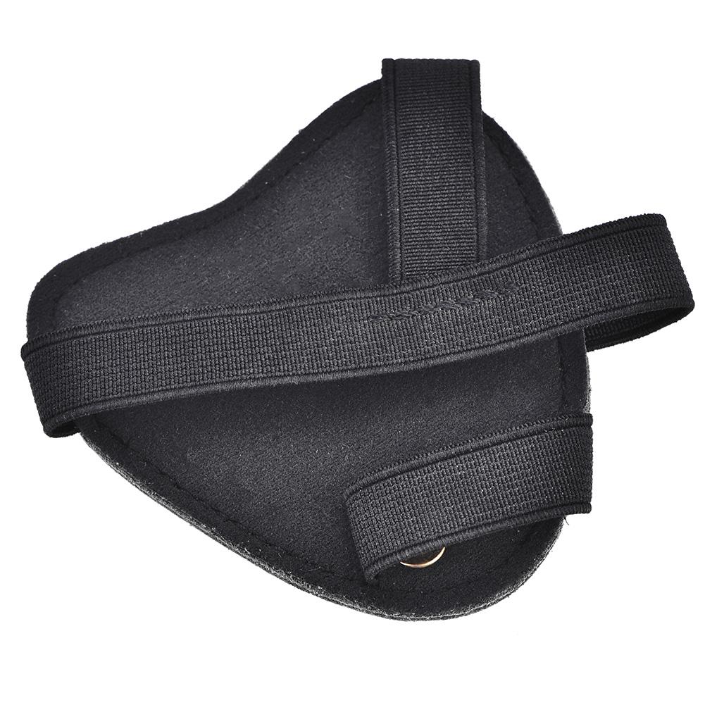 Bogen    y Linke Hand Schutz PU  ive Handschuhe Schießen  or(Schwarz)