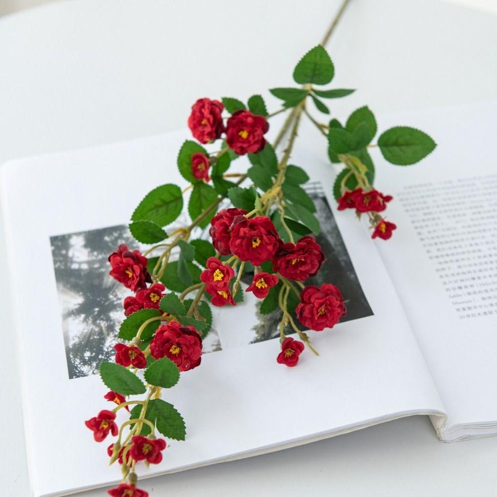 Handmade Artificial Flowers Silk Material Artificial Flower Silk Daisy High Quality Decorative Prop Bridal Bouquet