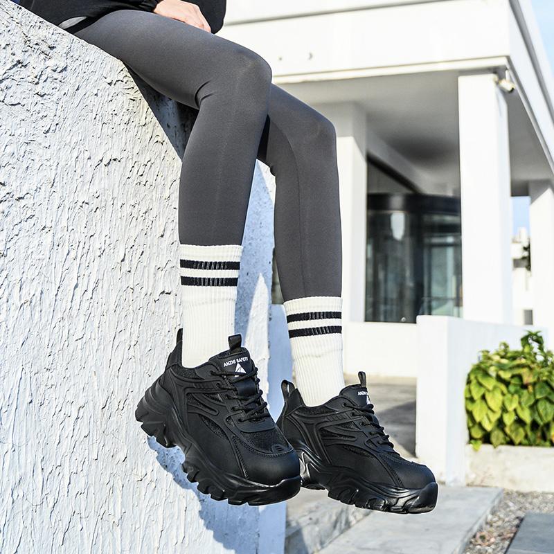 Steel Toe Security Protective Shoes Slip Resistant Anti-Smash Boots Indestructible Safety Shoes Work Hiker Boots For Women