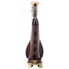 2pcs Storage Box Included Miniature Harp Model Wooden Musical Instrument Ornament  Office Display
