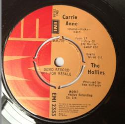 7inch Record HOLLIES - Long Cool Woman In A Black Dress EMI2353PROMO EMI 1975 UK Rock Used