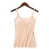 Modal Women's Wire-Free Tank Top with Built-in Bra Pads - Yoga Base Layer Upgraded Version