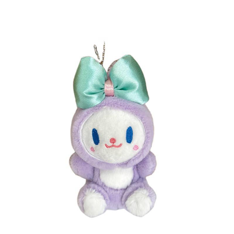 Adorable Plush Bunny Keychain Cute Rabbit Toy Exquisite Accessory Bag Charm