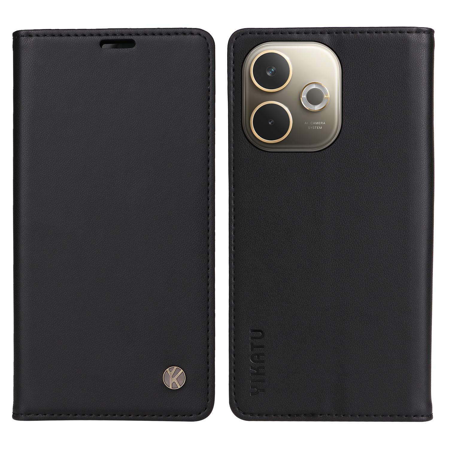 

Для Oppo A5 Energy 5G (Китай)/Oppo A5 Pro 4G (Глобальний) Чохли для телефонів YIKATU Магнітна застібка Шкіряний мобільний чохол з поліуретану