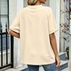 Women's Loose Fit Casual Short Sleeve Crew Neck T-Shirt Lightweight Soft Fabric Comfortable Daily Wear Basic Top