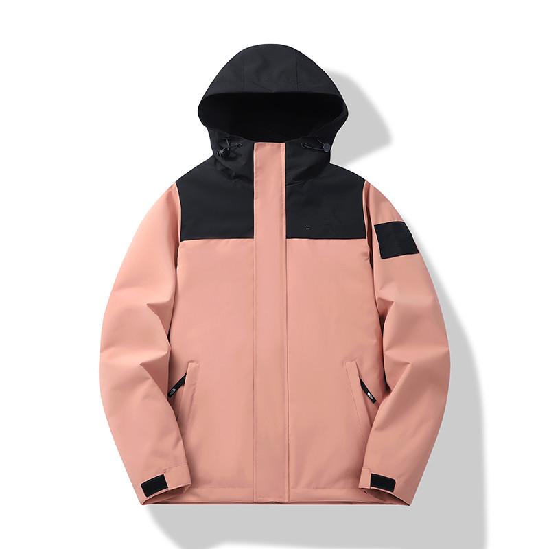 

Мужская легкая водонепроницаемая ветровка для альпинизма весной и осенью Medium розовый