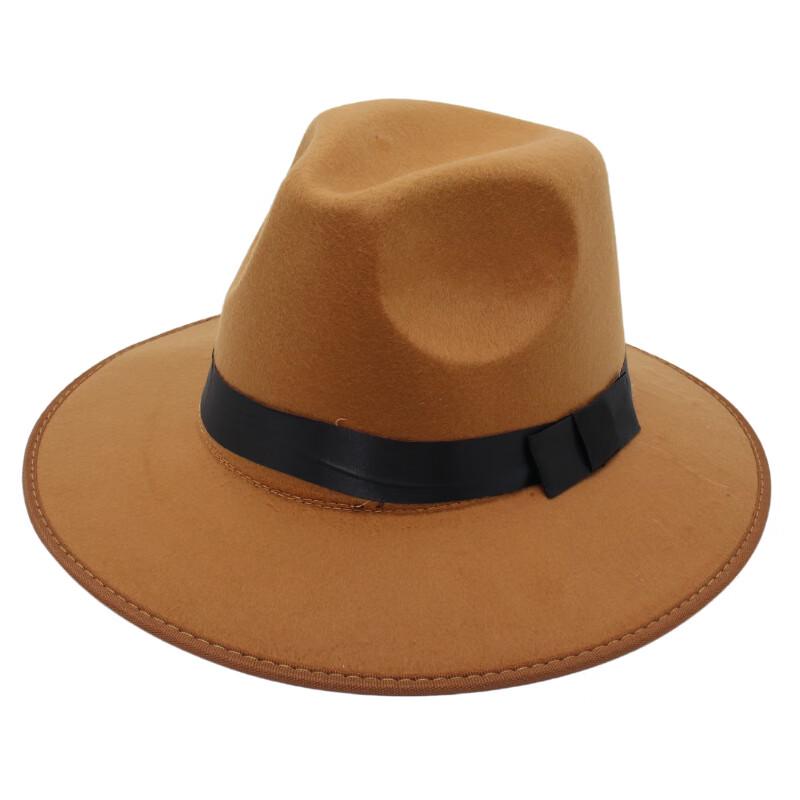 

Unisex British Style Felt Fedora Hat Size 3