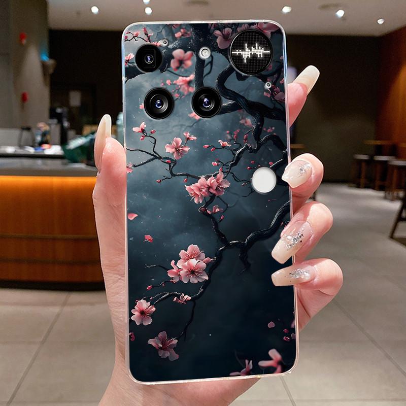 

For Nothing Phone 3 Case Clear Luxury Fashion Butterfly Flower Soft TPU Silicone Phone Cover For Nothing Phone3 Transparent Case Nothing Phone 3 5G