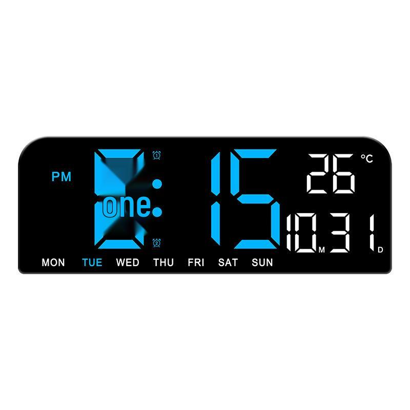 Large Screen LED Alarm Clock - Simple, Creative & Hangable Desktop/Table Design