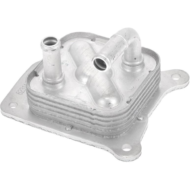 1 Pc Engine Oil Cooler for Nissan Sentra Transmission Oil Cooler Trans Cooler with O-ring Seals No.213053RC1A Silver Tone