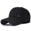 Men's Winter Windproof Duckbill Hat with Ear Protection - Fleece Lined, Thickened for Middle-Aged & Elderly