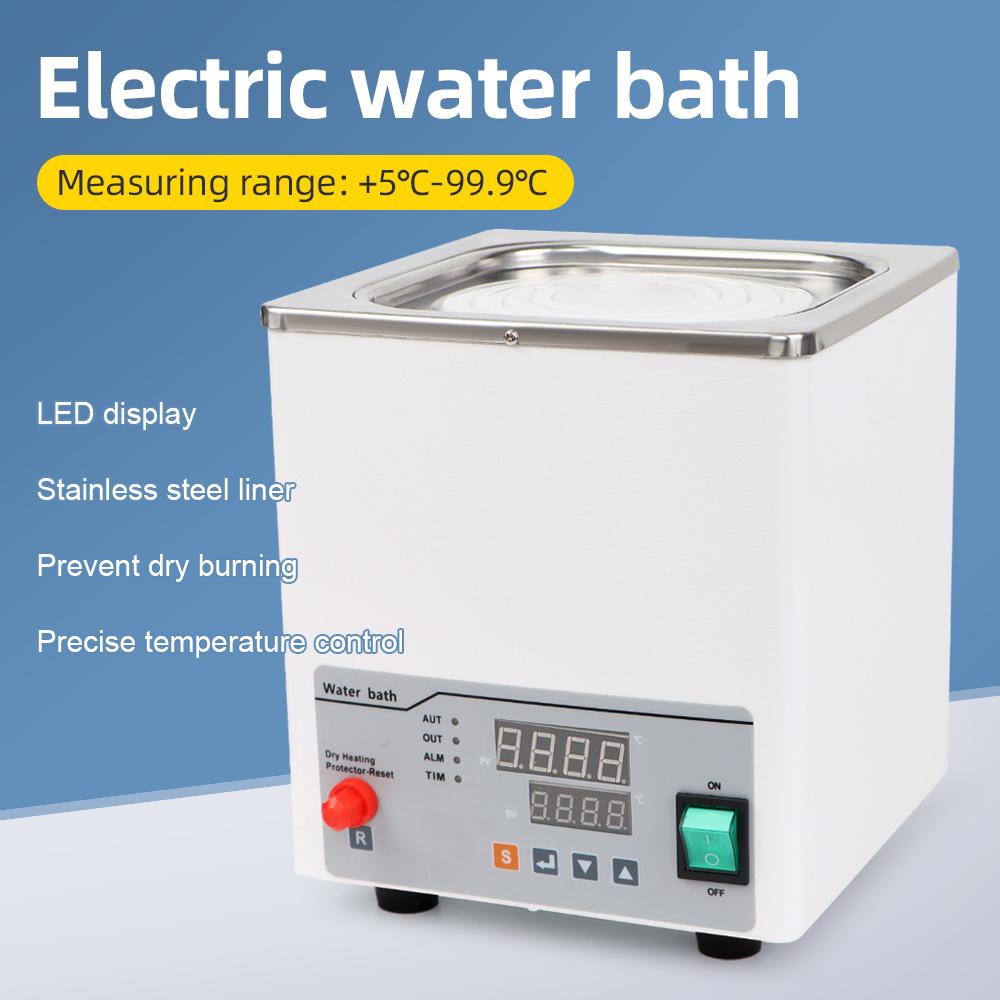 Digital Thermostatic Water Bath Laboratory Constant Temperature Heater Thermostat Tank Electronic Water Bath for Chemical Scienc