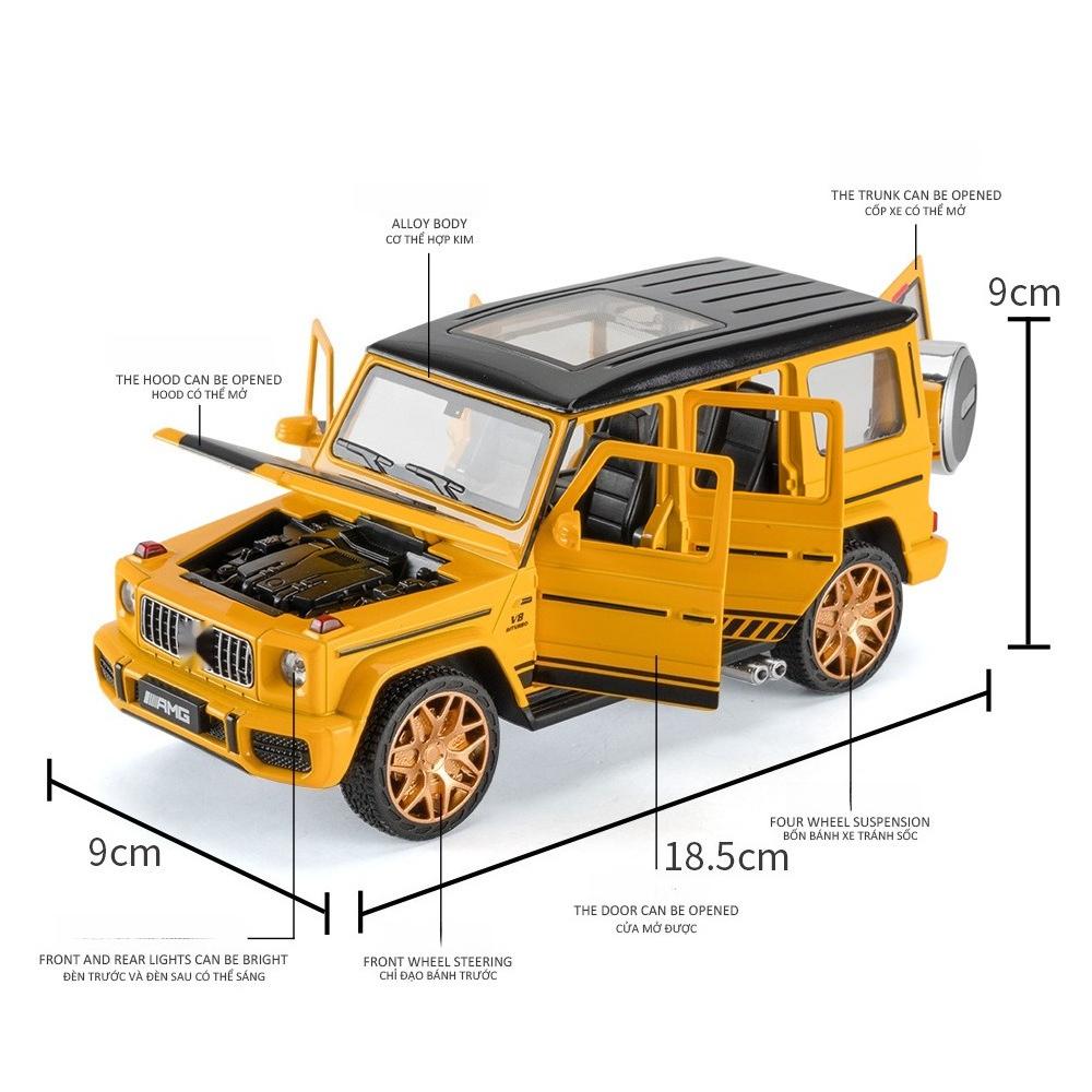 1:32 Benz G63 SUV Alloy Model Car Toy Diecasts Metal Casting Sound and Light Car Toys For Children Vehicle