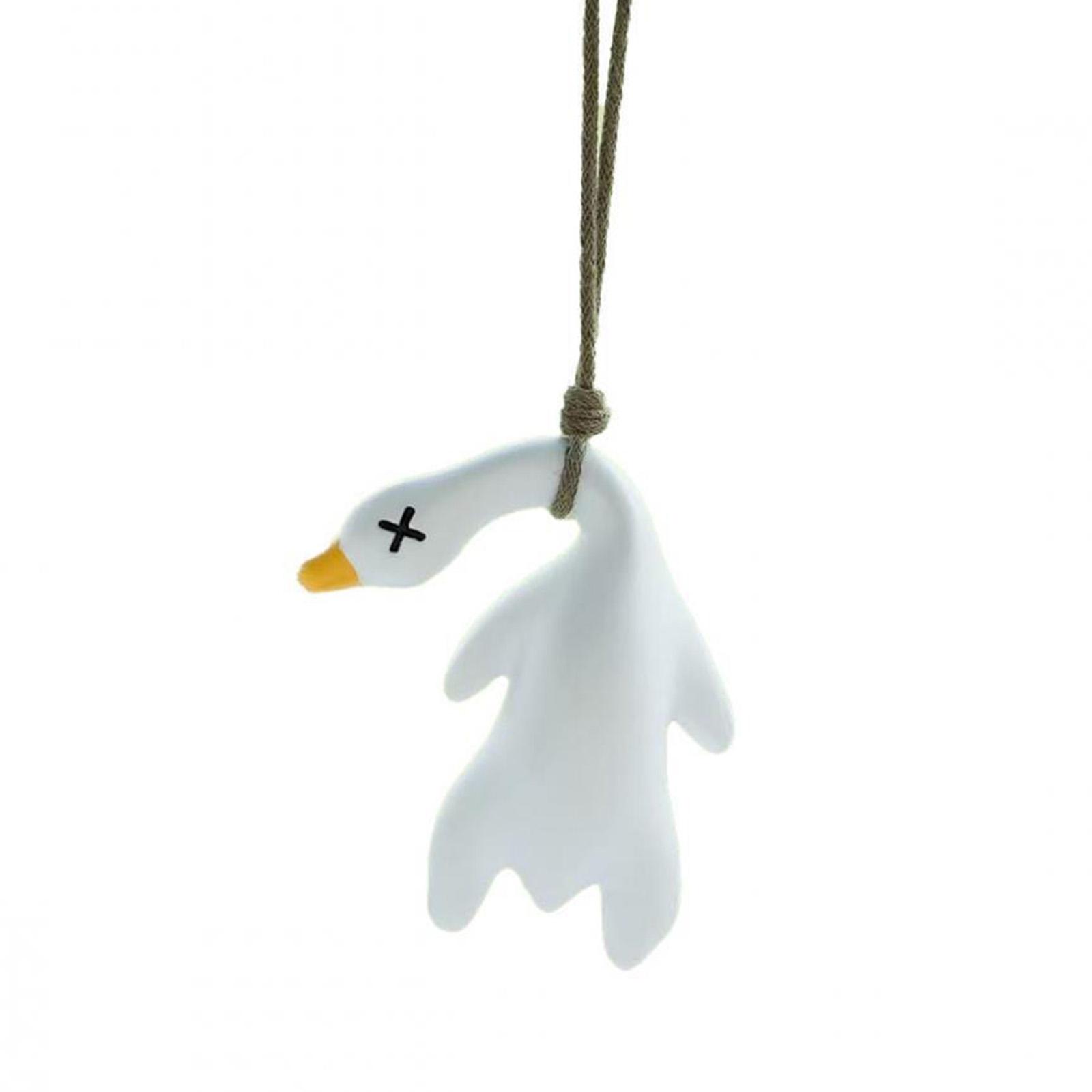 

Преобразующий автомобильный кулон Утка мягко раскачивается во время движения Портативный для игривого штриха в интерьере любого автомобиля