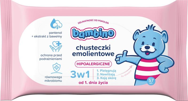 Nivea Bambino Emollient-Tücher 3-in-1 Hypoallergen 1 x 57 Stück