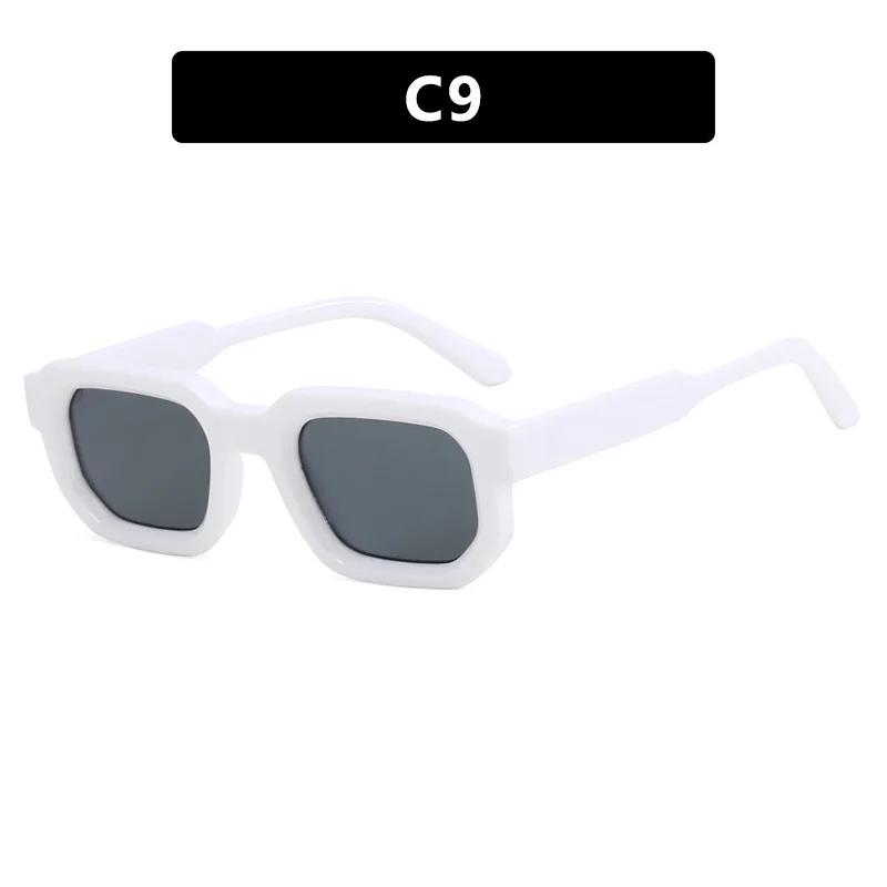 Men Vintage Rectangle Frame Sunglasses Fashion Retro Sun Glasses Luxury Brand Design UV400 Shades Eyewear Women Lentes