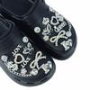 20PCS Shoe Charm Set Silver Crown Letter Butterfly Diamond Chain Shoe Decorations Buckle for Sandals Clogs DIY Accessories Gift