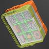 Space Efficient Stackable Storage Container Up To 3 Layers Organize Tool Hardware And Small Items Clear Lid Design