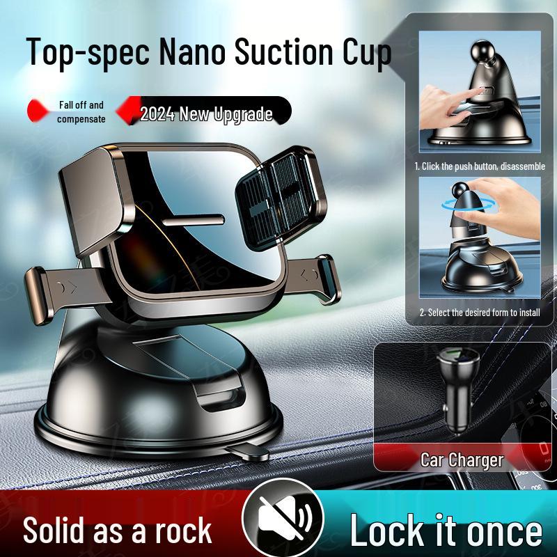 

Suction Cup Car Phone Holder for Dashboard & Air Vent Navigation