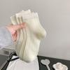 Cut-Out Bow Socks Women'S Mesh Lace Socks Bamboo Cotton Lolita Girl Cute Short Socks