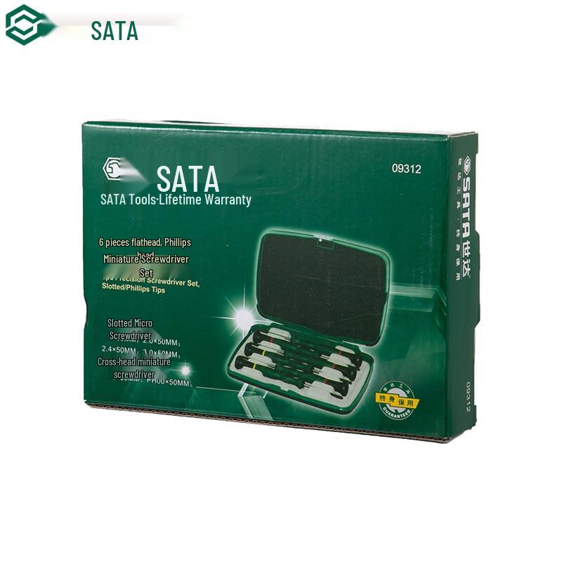 SATA 09312 Micro Screwdriver Set Set of 6