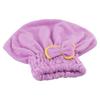 Shower Cap Hair Hat Hair Turban Microfiber Women Head Wrap Hat 6 Colors Absorption Water Coral Fleece High Density