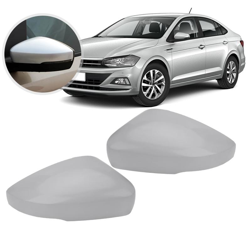 Left Right Rearview Mirror Shell For VW Polo 6R 6C 2009 2010 2011 2012 2013 2014 2015 2016-2018 US Door Wing Mirror Cover Cap