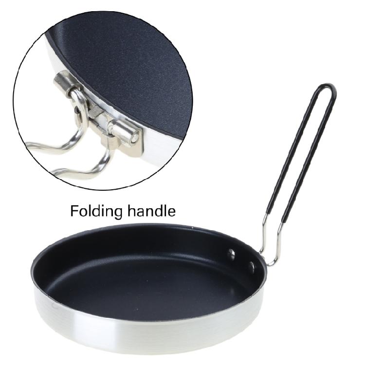 Nonstick Frying Pans with Storage Bag Light Weight Grill Pans Outdoor Cookware Quick Heating Skillets Cooking Tool