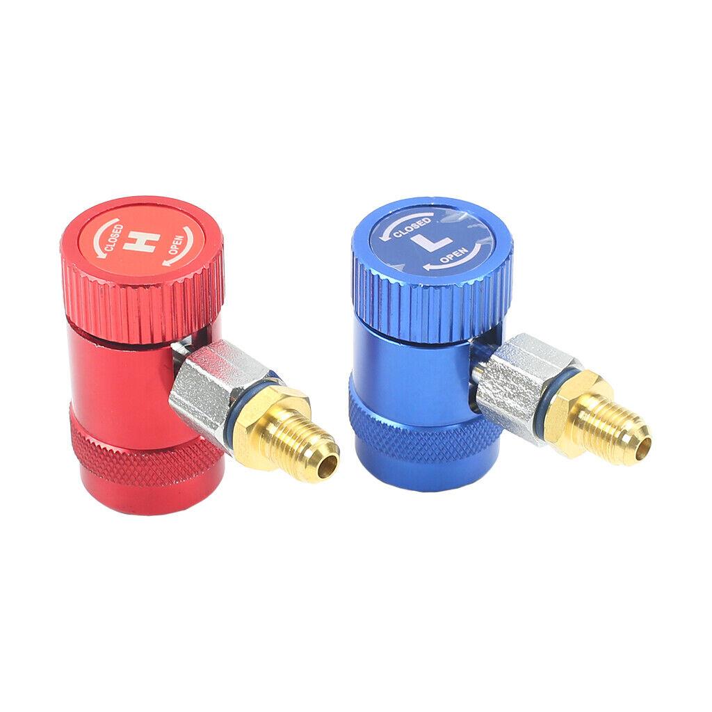 

2 шт. для R1234yf быстроразъемный соединительный адаптер кондиционер хладагент автомобильный ремонтный инструмент