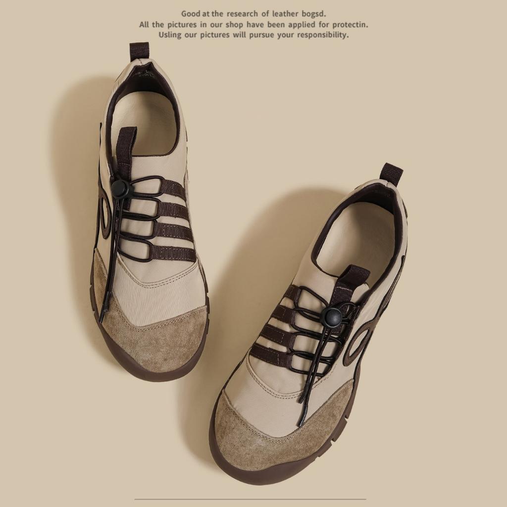 2025 Autumn New Platform Ballet Training Shoes Women's Brown Drawstring Internet Celebrity Sports Dad Shoes Casual Forrest Gump Shoes