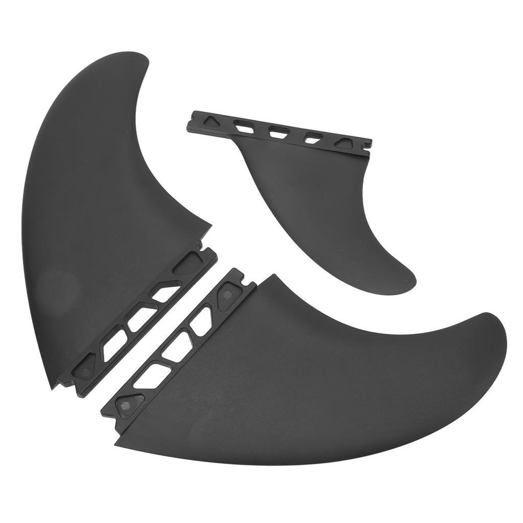 3PCS Surf Fin Set Flexible Stable Lightweight Durable PVC Surfboard Fin for Inflatable Surfboards Longboard