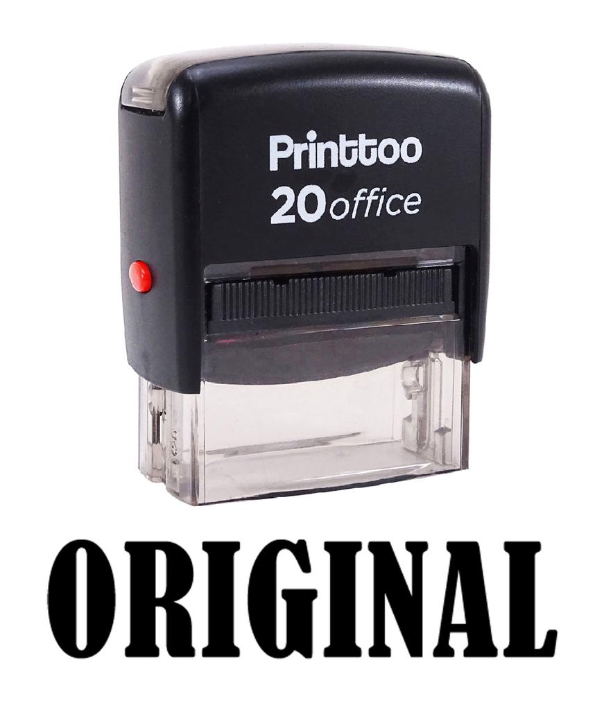 Printtoo Self Inking Rubber Stamp Office Stationary ORIGINAL Custom