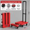 Strong Load-Bearing Foldable Hand Truck Labor-Saving Flatbed Cart Portable Trolley Cart  Garden