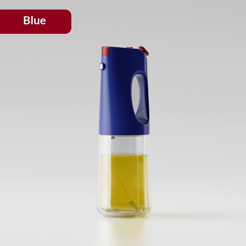 2-1 400ML Glass Oil Sprayer Dispenser Anti Leak Fine Mist Kitchen Edible Oil Spray Bottle For Kitchen Cooking Air Fryer Baking