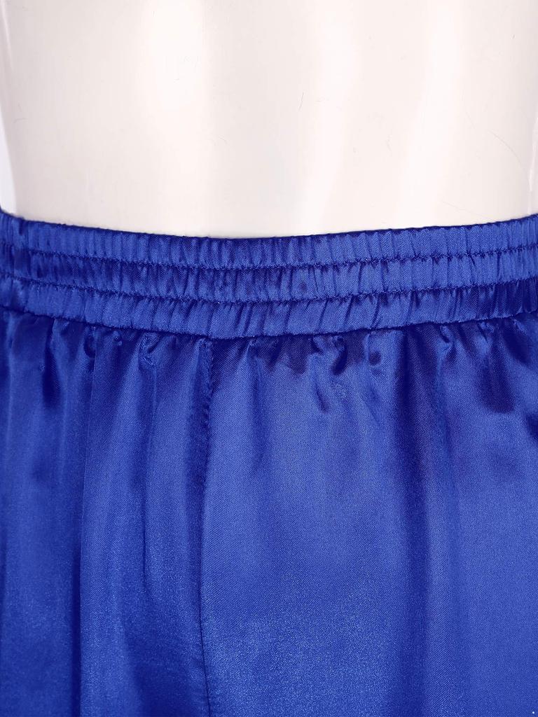 Damen Bauchtanzhose Lockerer Schnitt Elastischer Bund Satin Pumphose Bühnenauftritt Hose