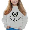 Christmas Day Girls Round Neck Pullovers For Kids Printed Baby Tops