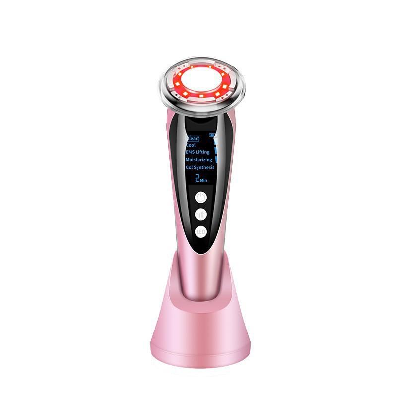 Dispositivo de Lifting Facial com Microcorrente EMS – Rejuvenescimento com Fótons & Quente/Frio, Massageador para Aperto & Firmeza da Pele para Uso Doméstico