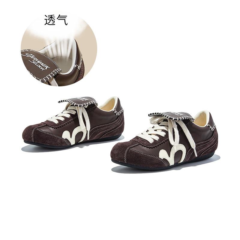 Insole retro leather women's new sports board shoes casual