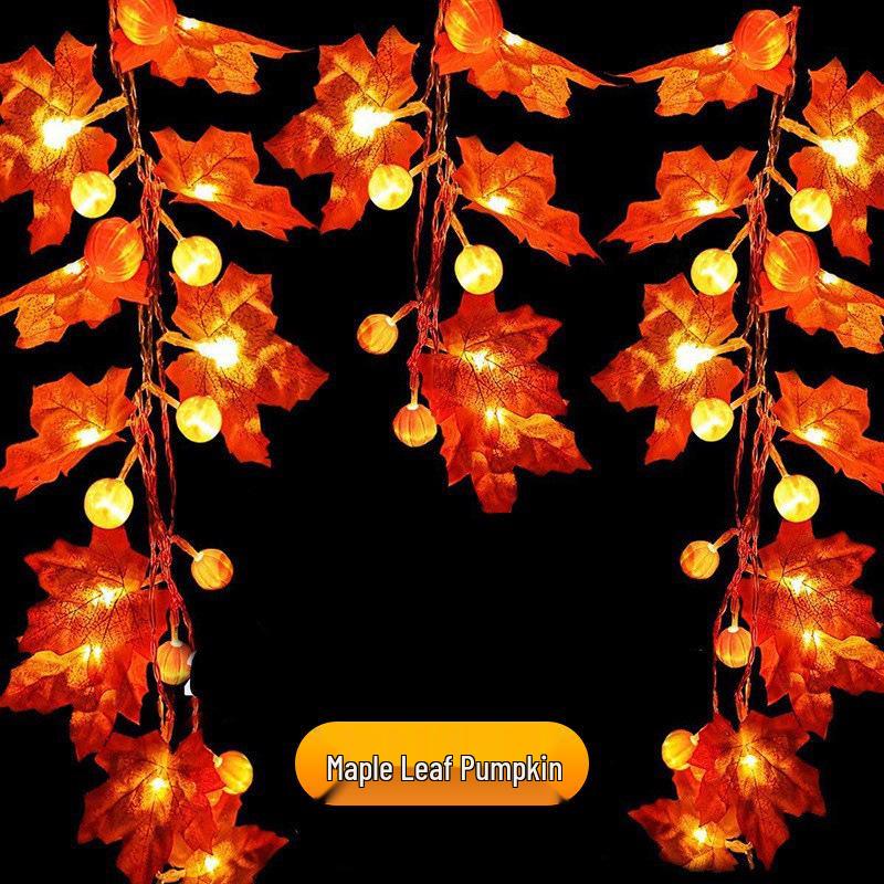 

Хэллоуинские светодиодные гирлянды: Тыква, Скелет, Привидение и Рука Декорации для Внутренней Атмосферы Фестиваля Привидений 1.5m 10 lights [Battery] Warm Light