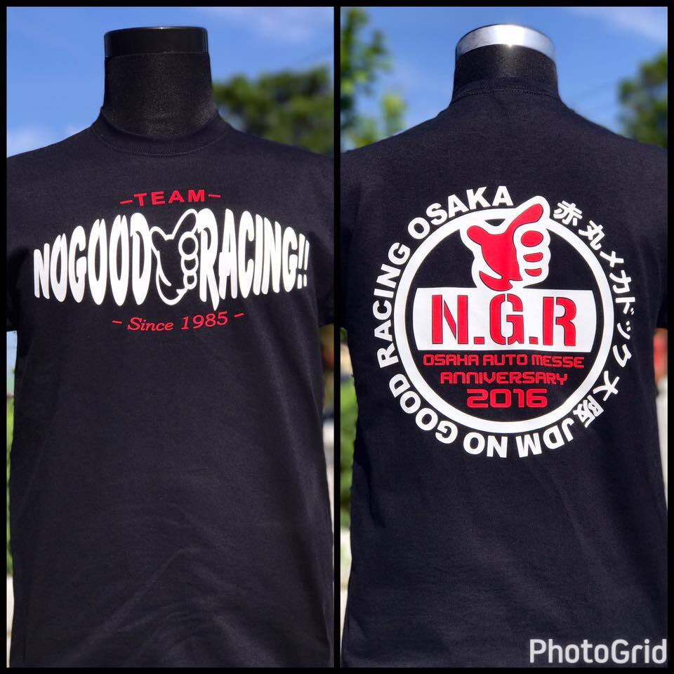 No Good Racing Osaka JDM Car Wheels Black Heavy Cotton Size S3XL T-shirt XXXXL