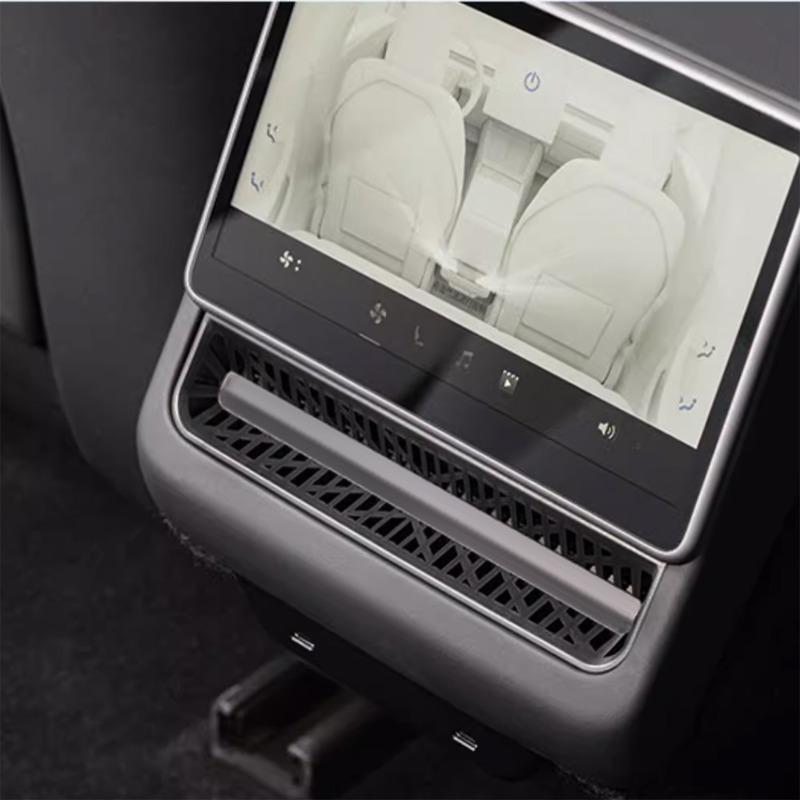 1-5 szt. Osłona tylnego wylotu powietrza samochodowego Osłona ochronna tylnego wylotu powietrza Zapobiegająca blokowaniu dla Nowy Tesla Model Y 2025 Model 3 Highland 2025